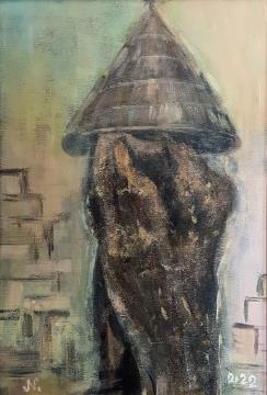 Drevo (Akril-platno - 2022) Nuša Čučnik